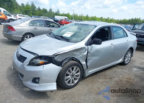 2009 Toyota Corolla S z USA, uszkodzony, nr VIN 2T1BU40E19C098765